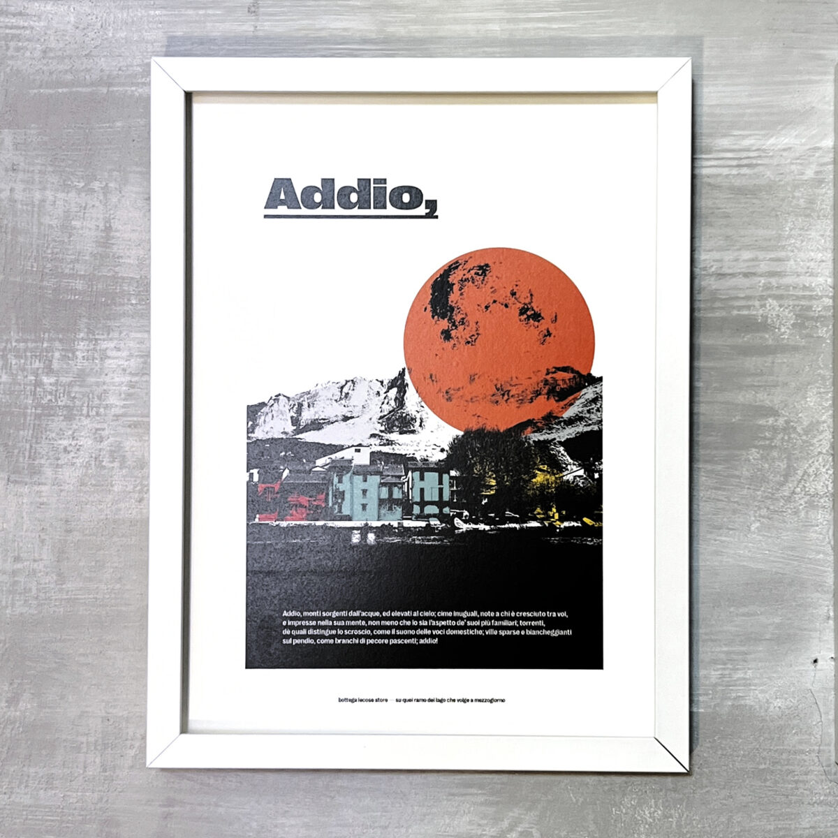 stampa "Addio"_ fine art